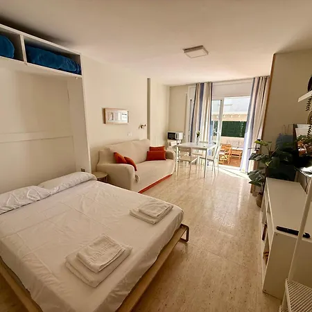 Apartament Con Chill-out, Piscina En La Azotea A 5 Min De La Playa Y Parking Privado